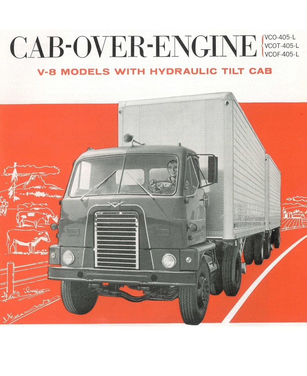 IH International Cab-Over-Engine V8 Trucks Hydraulic Tilt CAB