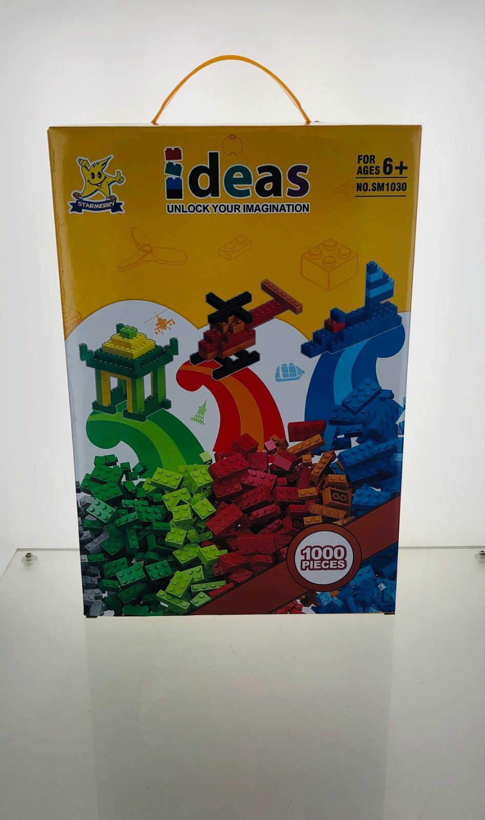 1000 Piece Lego Building Construction Bricks and Separator Creative Play Compati