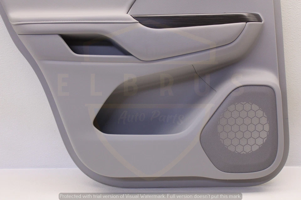 GMC ACADIA 2019 CONDUCTOR IZQUIERDO PUERTA TRASERA PANEL MOLDURA GRIS OEM Foto 3 de 4