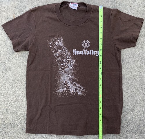 Vintage Sun Valley T Shirt Enco Originals Made In USA Single Stitch 36 38 M - Picture 12 of 12