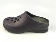 Klogs Mules Clogs Womens Polyurethane Purple Comfort Work Sz 7 Slip Resist