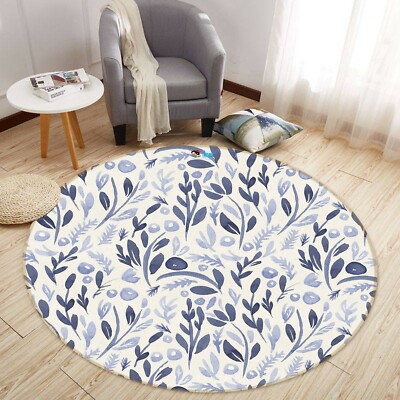 3D Simple Painted Leaves NAO9401 Game Rug Mat Elegant Photo Carpet Mat Fay