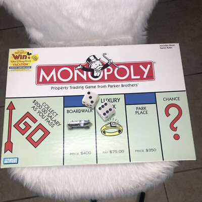 Monopoly Board Game Edition Complete With Short Game Rules 1999