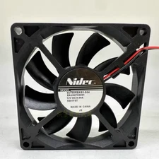 1 PCS  Nidec Fan DJT80RBAS3-S04  DC12V 0.09A 8015 8CM  2 wire  cooling fan
