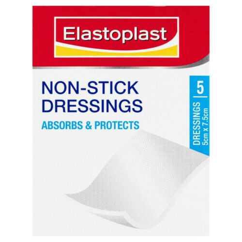 Elastoplast Non-Stick Dressings 5 Pack 100% Pain Free Removal Latex Free - Picture 1 of 5