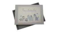 White Cotton Cards Nannys Boasting Book Tiny Photo Album Toys Range (blue) White Cotton Cards Nannys Boasting Book Tiny Photo Album Toys Range (blue)