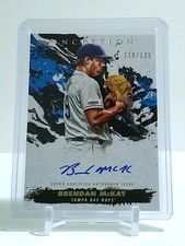 Brendan McKay 2021 Topps Inception Rookie & Emerging Stars Auto 110/125 TB Rays 