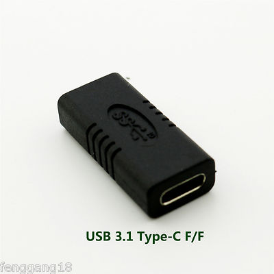 1pcs USB 3.1 Type-C Female To Type C Female Charging Data Sync Converter Adapter