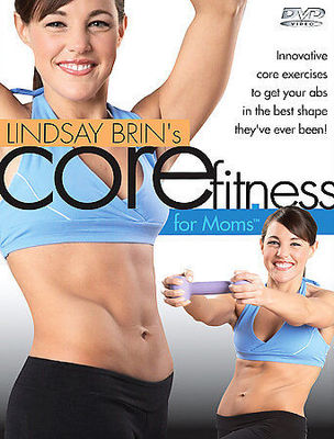 Lindsay Brins Core Fitness for Moms DVD Fitness Workout Exercise Video NEW 
