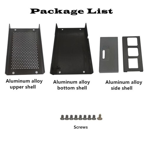 Gehäuse Schutzhülle Metallbox Case Cover mit für Raspberry Pi 4 G - Bild 10 von 12