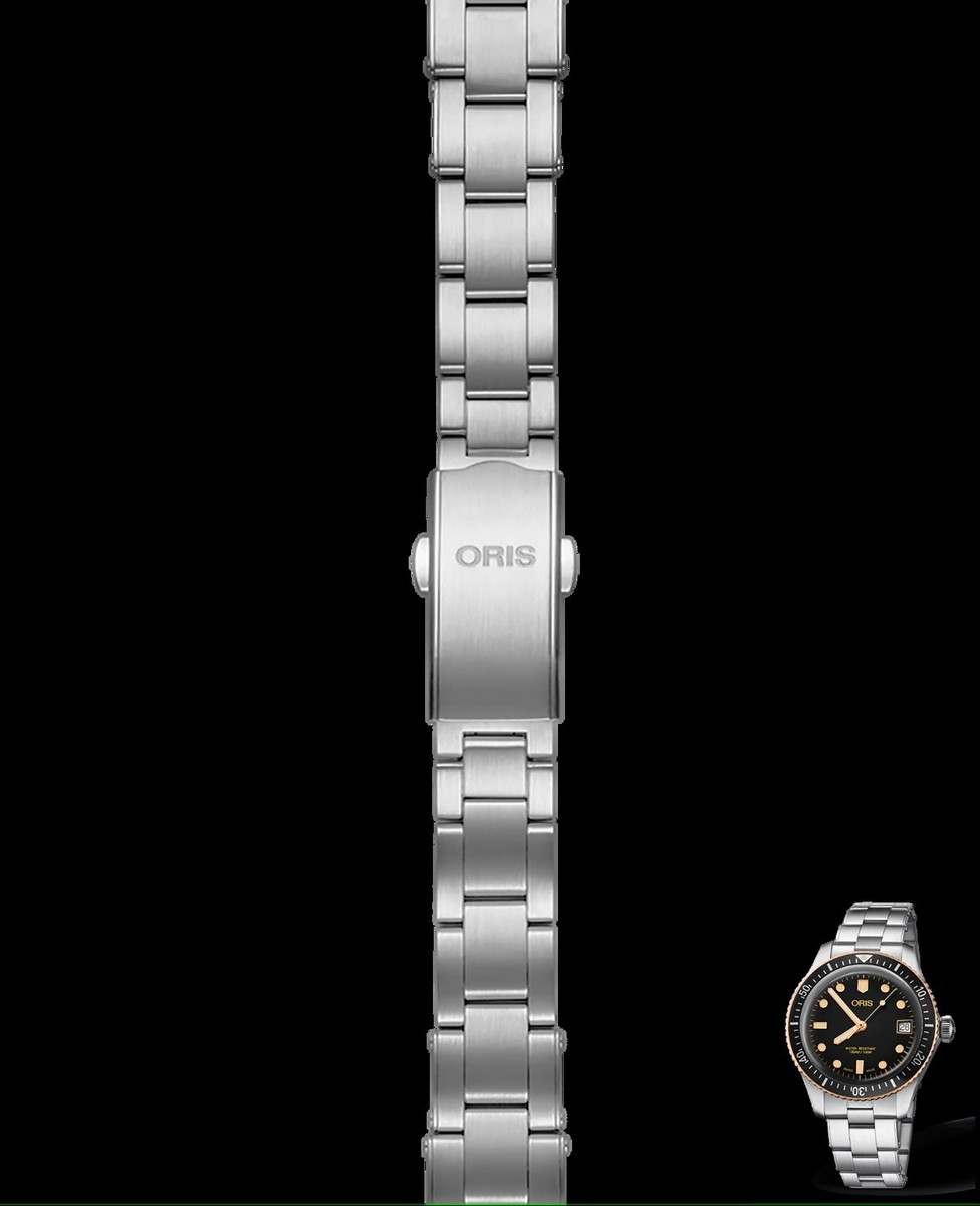real ORIS DIVER Sixty-Five Ø36mm bracelet strap band 7747 17MM
