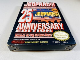 Jeopardy 25th Anniversary -- NES Nintendo Game Original BOX Complete CIB Manual