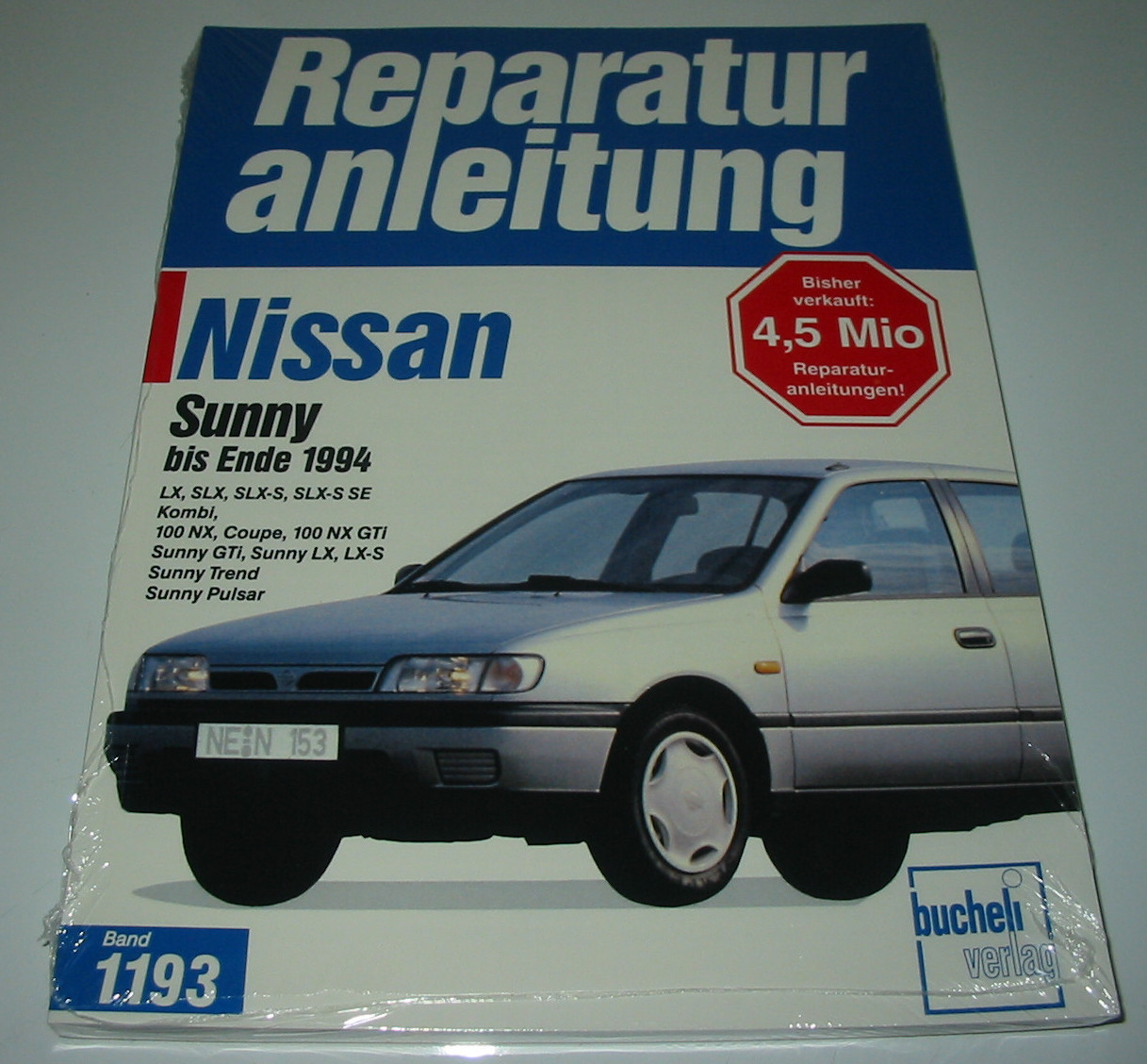 Thumbnail - Reparaturanleitung Nissan Sunny Lx Slx 100 Nx Gti 75 - 143 Ps Buch Neu