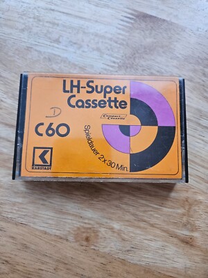 LH SUPER Kassette C-60 KARSTADT Compact Kassette