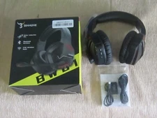 New--Binnune Bluetooth Wireless Gaming Headset/Noise Reducer