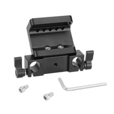 Camera Mounting Plate Tripod Mounting Base Plate Integrated With 15mm Double Rod