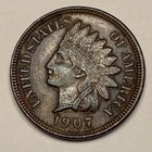 1907 Indian Head Cent Penny Coin  FREE SHIPPING