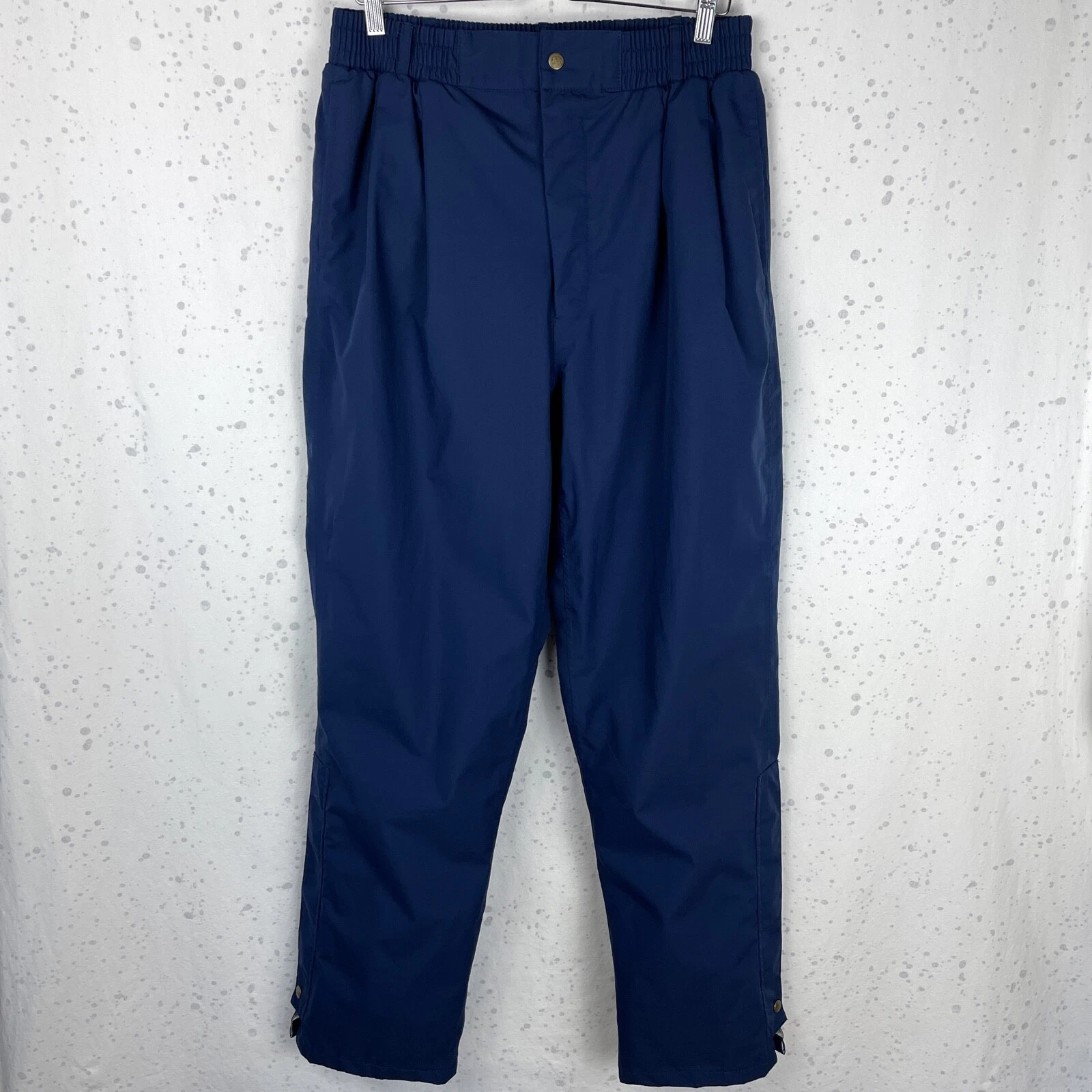 Goretex Pants Tourney Men's XL Blue Waterproof Windproof Breathable Vintage Golf