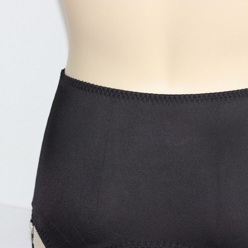 Allacki 6 Straps Retro Pullon Satin Girdle Garter Belt Tummy Control