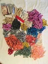 500 vintage perm curler rods w/ elastic band and plastic swing arm spin curlers