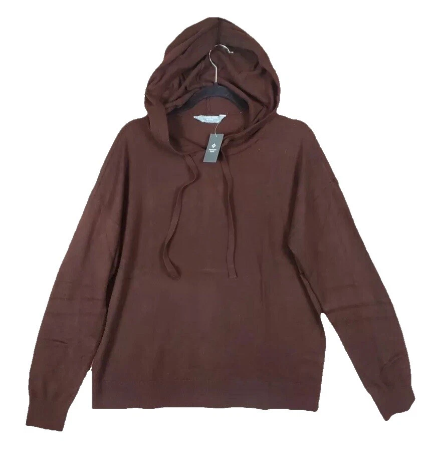Nylon Brown Hoodies & Sweatshirts for Women