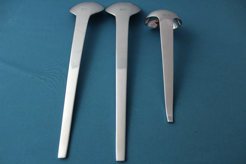 Cucharada perforada Mikasa MILLENNIUM 18/8 acero inoxidable Corea 3 piezas Foto 4 de 4