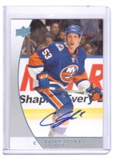 Casey Cizikas 2012-13 Upper Deck Distributor Promos Autograph Card #P28