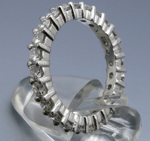 DISEÑO MADURO - ANILLO DE MEMORIA FINA - ORO BLANCO RODINIZADO 585 - Imagen 4 de 8