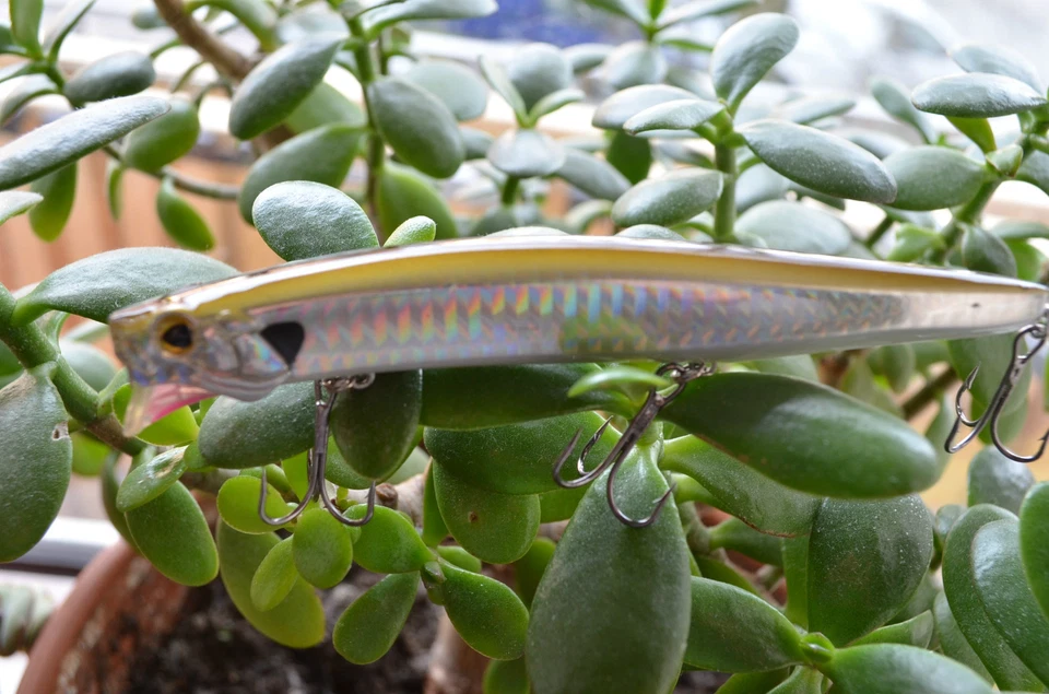 Wobbler Popper Pop Jerkbait Stickbait Hecht Zander 12,8cm, 20,5gr Schweden - Bild 1 von 1