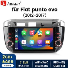 Autoradio Android 15 Carplay Für Fiat Grande Punto EVO 199 Linea 2012-2017 Navi