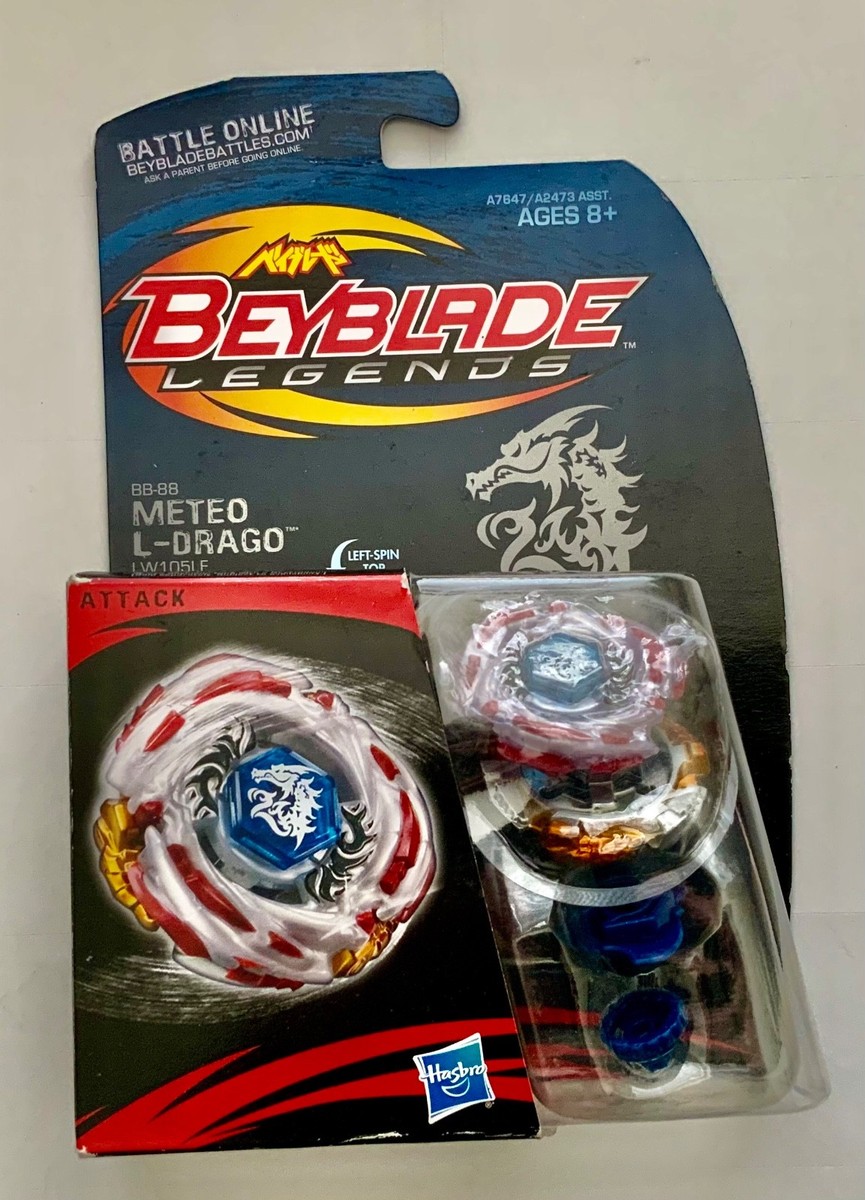 NEW HASBRO BEYBLADE LEGENDS BB-88 METEO L-DRAGO LW105LF USA SELLER
