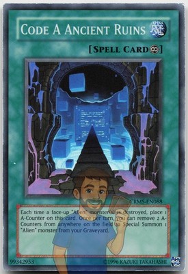 Code A Ancient Ruins CRMS-DE088 Super Rare Unlimited Moderated Played Yugioh