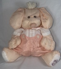 Vintage Puffalump Dog Orange Peach Puppy Fisher Price Plush Toy 1986 Romper 8003