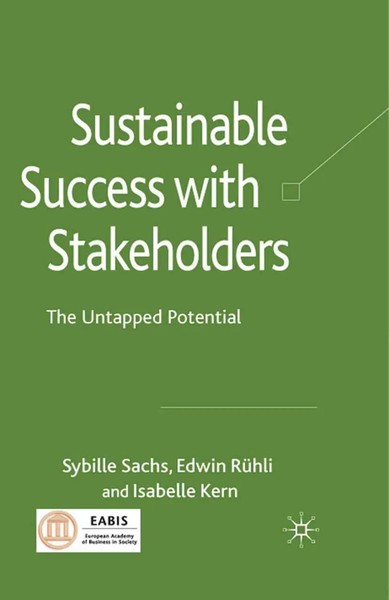 Sybille Sachs (U. A.) | Sustainable Success With Stakeholders | Taschenbuch-image