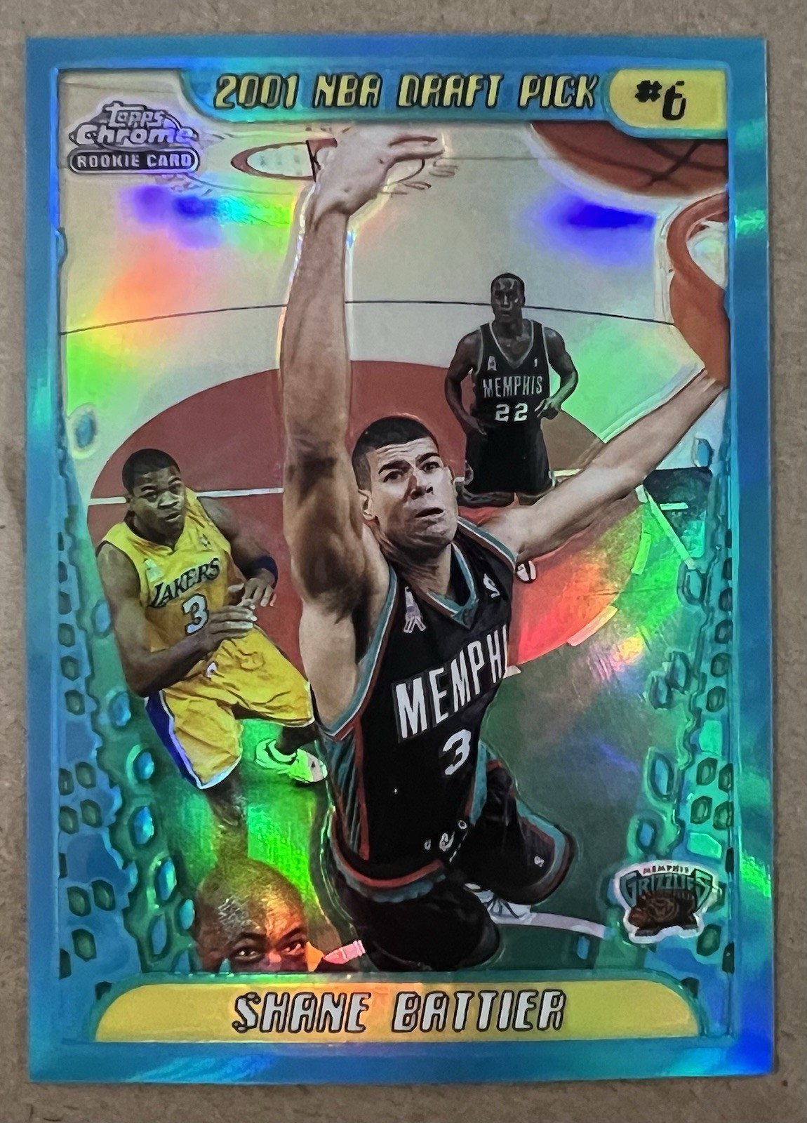 2001-02 Topps Chrome Refractors #134 Shane Battier Memphis Grizzlies