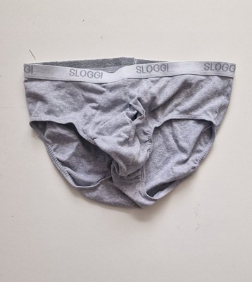 Mens Sloggi Mini Briefs BASIC MIDI underwear pants slip underpants  grey damaged