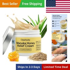 Manuka Honey Cream - 2 Fl Oz - Soothing Eczema Cream - Deep Hydration with Co...