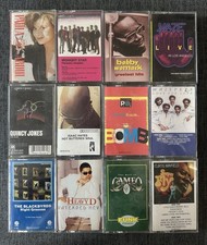 VTG Cassette Tape Lot 12 Soul Funk R B Parliament Mayfield Blackbyrds Heavy D