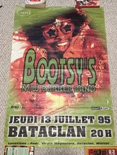 Bootsy Collins Rubber Band RARE Poster George Clinton Parliament Funkadelic Funk