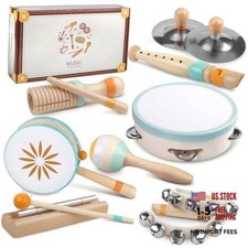 Baby Musical Instruments - Montessori Musical Toys for Toddlers 1-3, Neutral