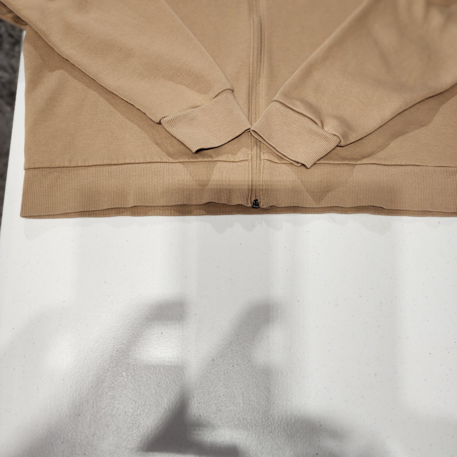 Under Armour women's Brown Full Zip Hoodie XL Fleece Hooded Logo Long Sleeve thumbnail 4