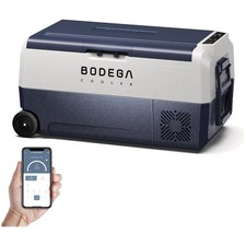 Energy-Saving 12V Portable Refrigerator with App Control - Ideal for Road Trips