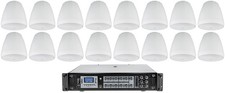  16 JBL Control C67P/T-WH 6.5" 60w Commercial 70v Hanging Pendant Speakers Amp