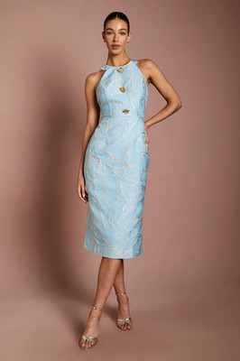 Coast Blue Midi Dress Womens Occasion Dresses