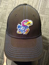 Kansas Jayhawks Hat Youth/Child Fitted Stretch NCAA New ERA 39Thirty Cap KU