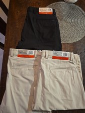 Greg Norman Men's 34x32 5 Pocket Golf Pants 90 Polyester 10 Spandex NWT Lot Of 3