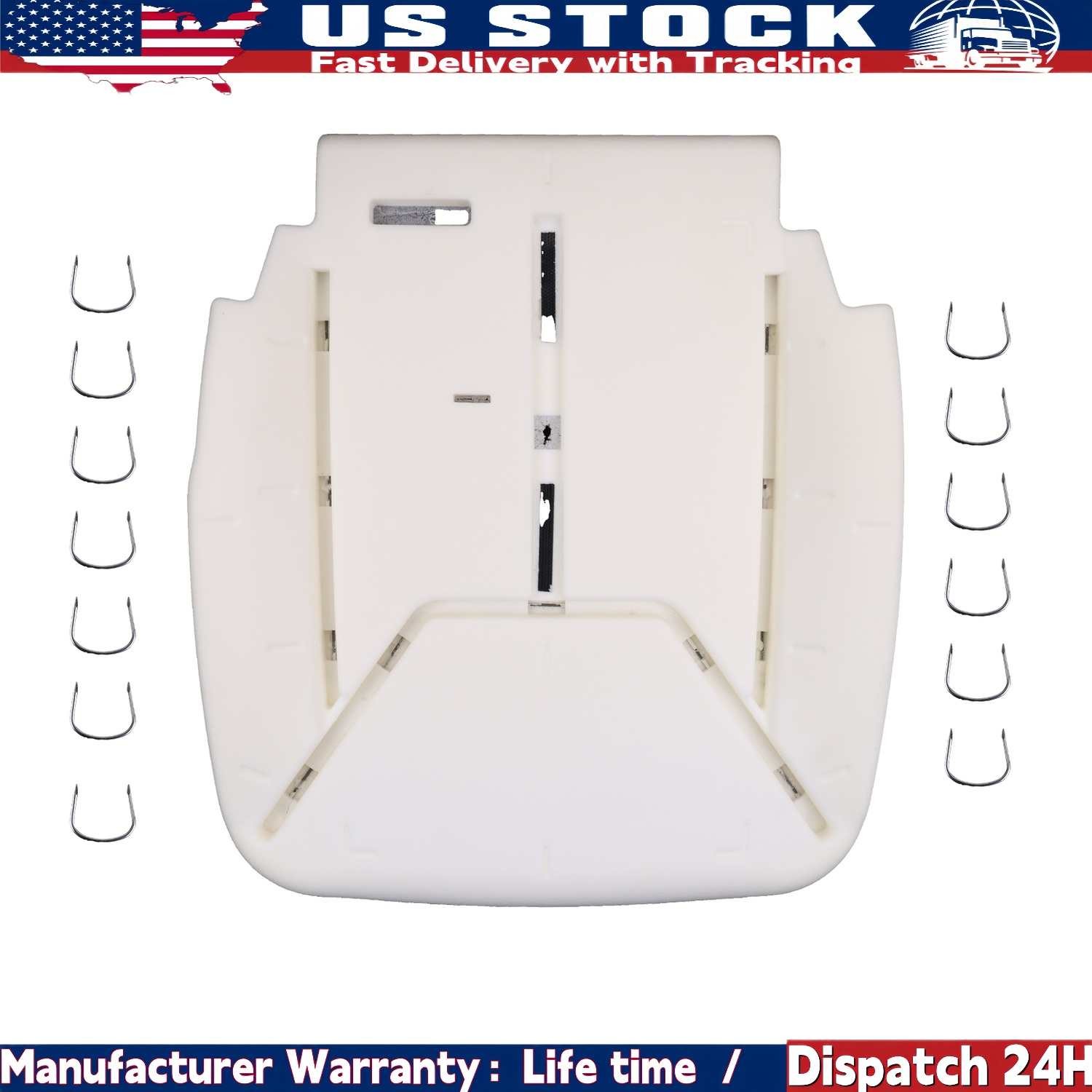 FOR 2013-2017 JEEP WRANGLER FRONT DRIVER BOTTOM REPLACEMENT FOAM SEAT CUSHION US thumbnail 3