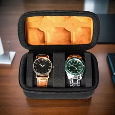Portable Watch Storage Box Collector Travel Wrist Watch Organizer Case Holder