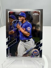 2021 Topps Chrome Update #USC62 Khalil Lee Rookie Card Mets. rookie card picture