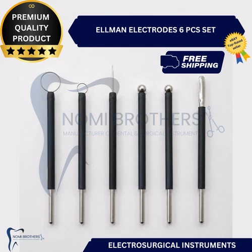 Ellman Electrodes 6 Pcs Set RF Electrosurgical Surgical Electrode Tips video thumbnail